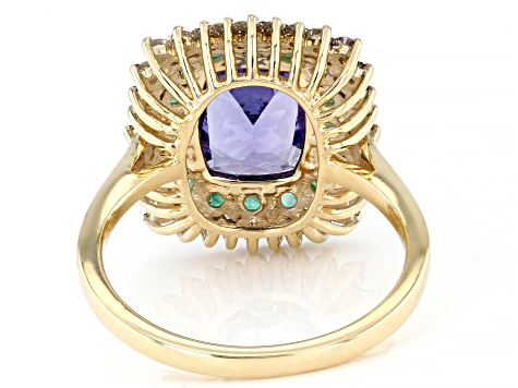 Pre-Owned Blue Tanzanite 10k Yellow Gold Ring 2.57ctw