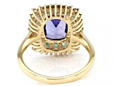 Pre-Owned Blue Tanzanite 10k Yellow Gold Ring 2.57ctw