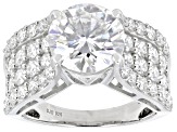 Pre-Owned Moissanite Platineve Ring 5.24ctw DEW