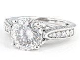 Pre-Owned Moissanite Platineve Ring 5.89ctw DEW