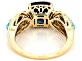 Pre-Owned London Blue Topaz 10k Yellow Gold Ring 3.27ctw