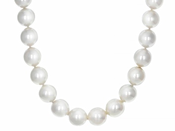 Picture of Pre-Owned Multi-Color Cultured Japanese Akoya Pearl 14k Yellow Gold 18 Inch Strand Necklace