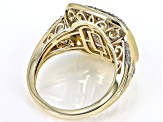 Pre-Owned Diamond 10k Yellow Gold Cluster Ring 1.50ctw