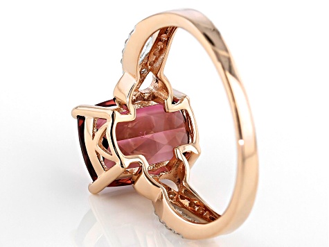 Pre-Owned Pink Tourmaline 14k Rose Gold Ring 2.60ctw