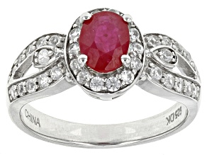 Pre-Owned Mahaleo Ruby Sterling Silver Ring .96ctw
