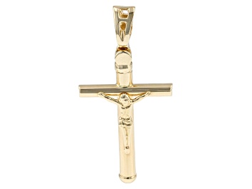 Picture of Pre-Owned 14k Yellow Gold Crucifix Pendant