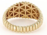 Pre-Owned 10k Yellow Gold Graduated Tubogas Style Ring