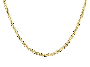 Pre-Owned 10K Yellow Gold 3mm Hollow Infinity Rope Chain