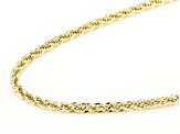Pre-Owned 10K Yellow Gold 3mm Hollow Infinity Rope Chain