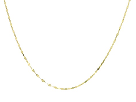 Pre-Owned 10k Yellow Gold Valentino Link 20" Chain