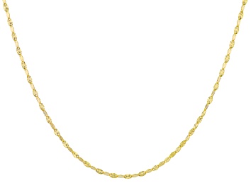 Picture of Pre-Owned 10K Yellow Gold Starburst Valentino 18 Inch Chain