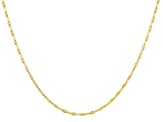 Pre-Owned 10K Yellow Gold Starburst Valentino 18 Inch Chain