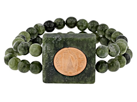 Pre-Owned  Connemara Marble Lucky Penny Stretch Bracelet