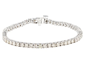 Pre-Owned White Diamond 14k White Gold Tennis Bracelet 6.00ctw