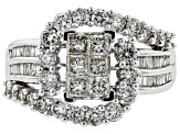 Pre-Owned White Diamond 14k White Gold Ring 2.00ctw