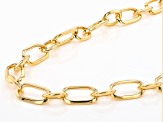 Pre-Owned Moda Al Massimo 18k Yellow Gold Over Bronze Necklace