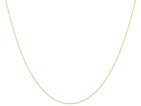 Pre-Owned 18k Yellow Gold 0.7mm Criss-Cross 20 Inch Chain - P7024B | JTV