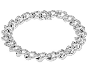 Pre-Owned White Cubic Zirconia Platineve® Bracelet 9.26ctw