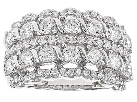 銀製　silver 18本セット White Cubic Zirconia Rhodium Over Sterling Silver Tennis