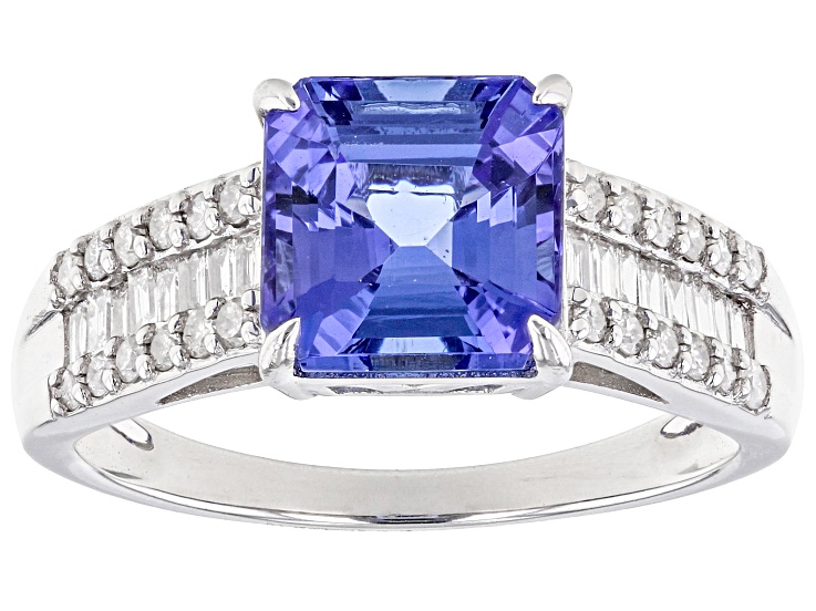 Pre-Owned Blue Tanzanite 14k White Gold Ring 2.90ctw