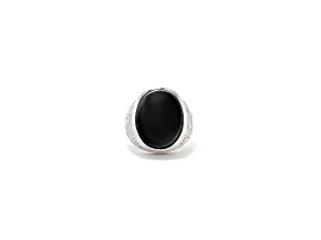 Pre-Owned Judith Ripka Couture Ocean Reef Black Onyx Sterling Silver Ring