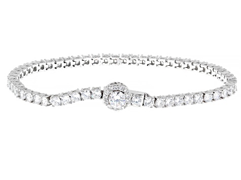 White Cubic Zirconia Platineve® Ring 6.52ctw - VKJ076 | JTV