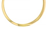 Pre-Owned 18k Yellow Gold Over Sterling Silver Cleopatra 17 Inch Necklace