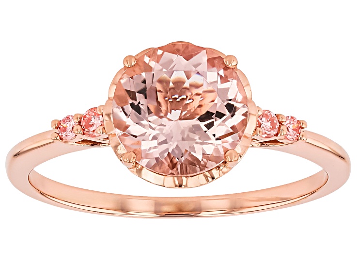 Pre-Owned Morganite 10k Rose Gold Ring 1.73ctw