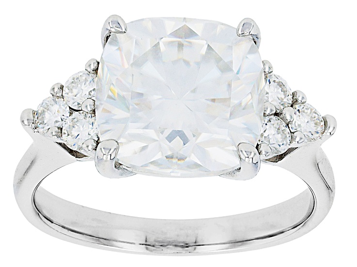 Pre-Owned Moissanite Platineve Engagement Ring 5.38ctw DEW