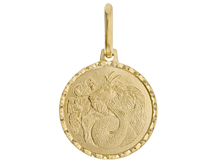 Pre-Owned 14k Yellow Gold Zodiac Pendant