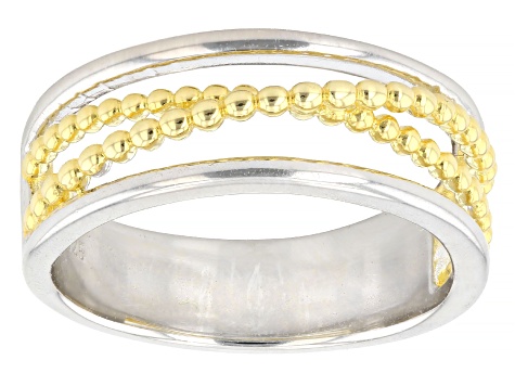 Sterling Silver & 14K Gold Over Sterling Silver Rose Garden Design