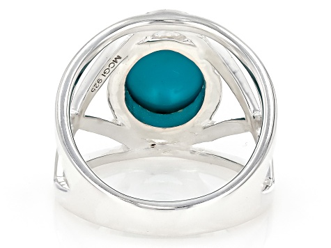 Pre-Owned Sleeping Beauty Turquoise Sterling Silver Ring - P8842 | JTV