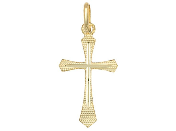 Pre-Owned 14K Yellow Gold Luce Cross Pendant