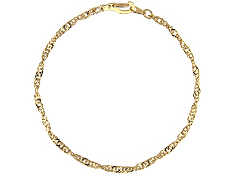 Pre-Owned Gold Tone Chain and Bracelet Set of 14