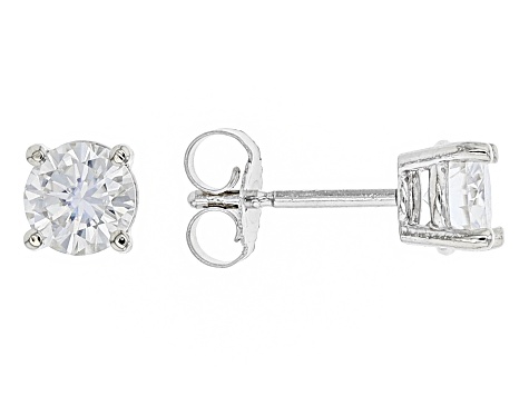 jtv moissanite stud earrings