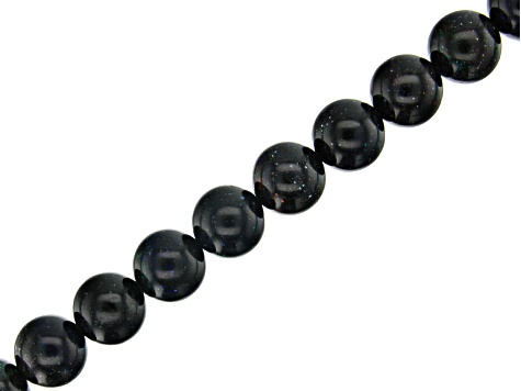 Pre-Owned Black Honduran Opal appx 10mm Round bead strand appx 15-16" length