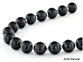 Pre-Owned Black Honduran Opal appx 10mm Round bead strand appx 15-16" length