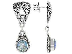 Pre-Owned Electric Moment™ Quartz Silver Earrings 4.60ctw