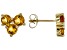 Pre-Owned Golden Citrine 10k Yellow Gold Stud Earrings 1.28ctw