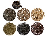 Pre-Owned Wooden Bead Kit in 7 Assorted Colors and Sizes Appx 188g