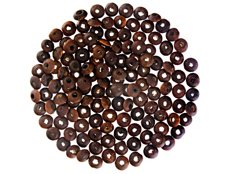 Pre-Owned Wooden Bead Kit in 7 Assorted Colors and Sizes Appx 188g