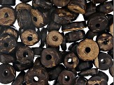 Pre-Owned Wooden Bead Kit in 7 Assorted Colors and Sizes Appx 188g