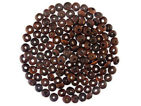 Pre-Owned Wooden Bead Kit in 7 Assorted Colors and Sizes Appx 188g