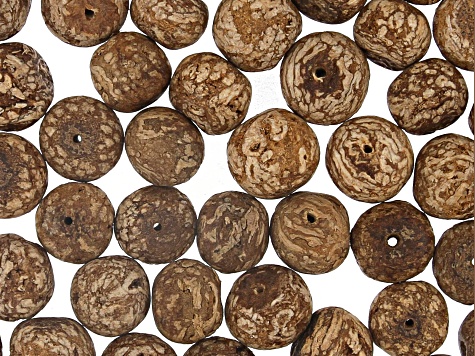 Pre-Owned Wooden Bead Kit in 7 Assorted Colors and Sizes Appx 188g