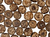 Pre-Owned Wooden Bead Kit in 7 Assorted Colors and Sizes Appx 188g