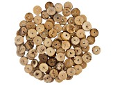 Pre-Owned Wooden Bead Kit in 7 Assorted Colors and Sizes Appx 188g