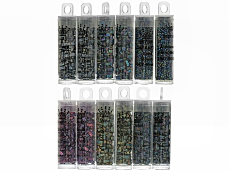 Pre-Owned Half Tila wrap bracelet supply kit in blue and more colorway