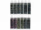 Pre-Owned Half Tila wrap bracelet supply kit in blue and more colorway