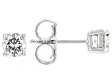 Pre-Owned Moissanite Platineve Studs .66ctw DEW.