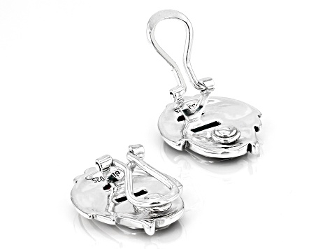 Bead Landing™ Clip On Earrings With Loop, Rhodium